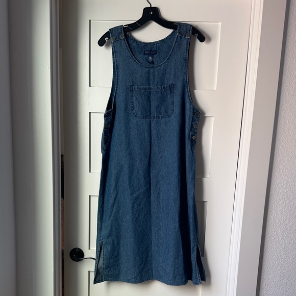 Karen Scott Dresses & Skirts - Karen Scott Blue Denim Midi Dress